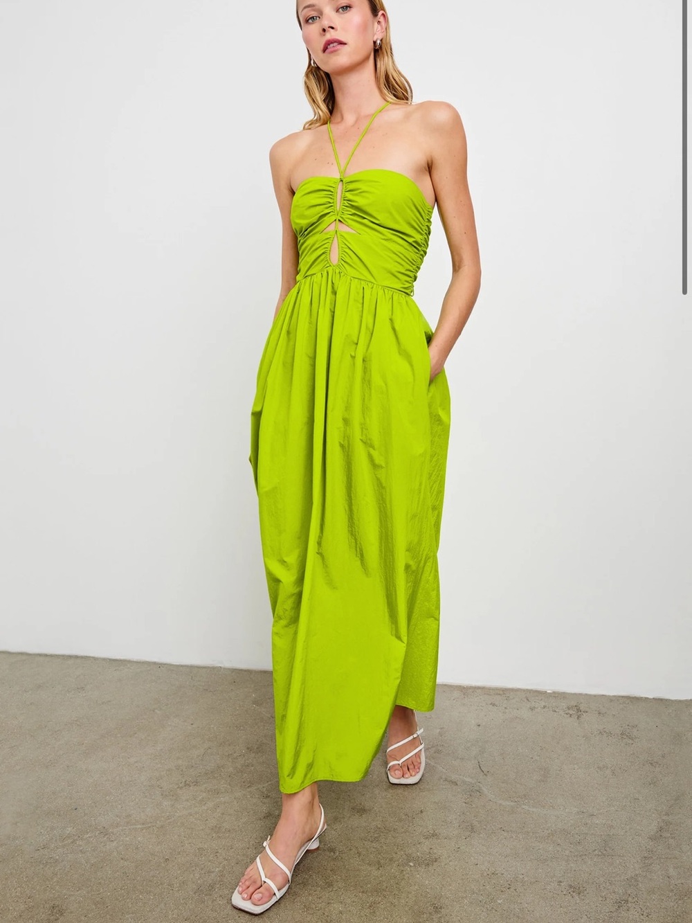 Rails Silvia Dress Green Banana Leaf NWT